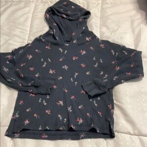 Carter's Black and Pink Floral Sweatshirt Hoodie